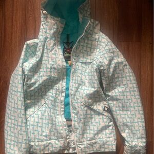 Burton Teal Jacket with Logo